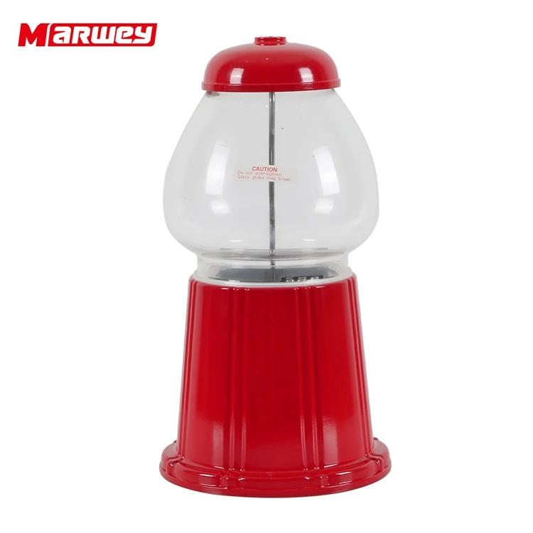 Shopping Mall Single Player Coin Operated Gashapon Machine Kids Capsule Bouncy Ball Gumball Candy Vending Dispenser