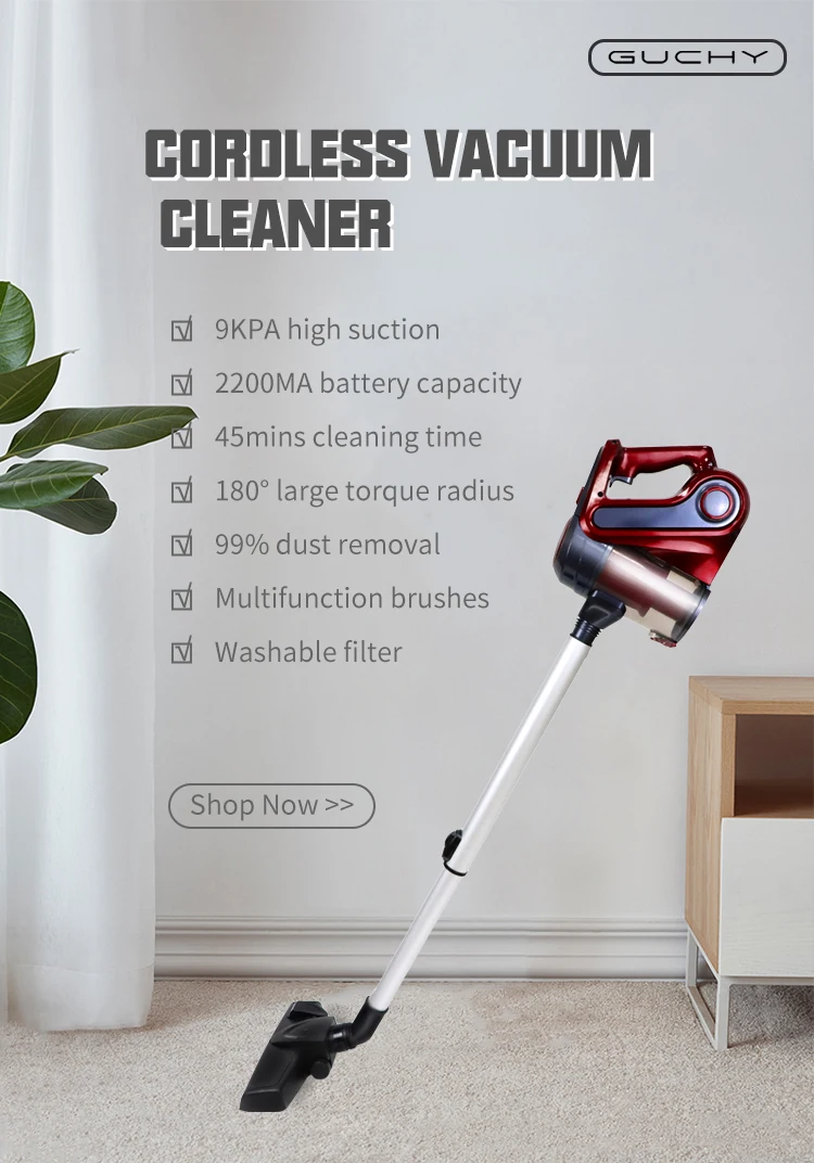 Removable Battery Stick Cyclone Ash Vacuum Cleaner Portable Cordless
