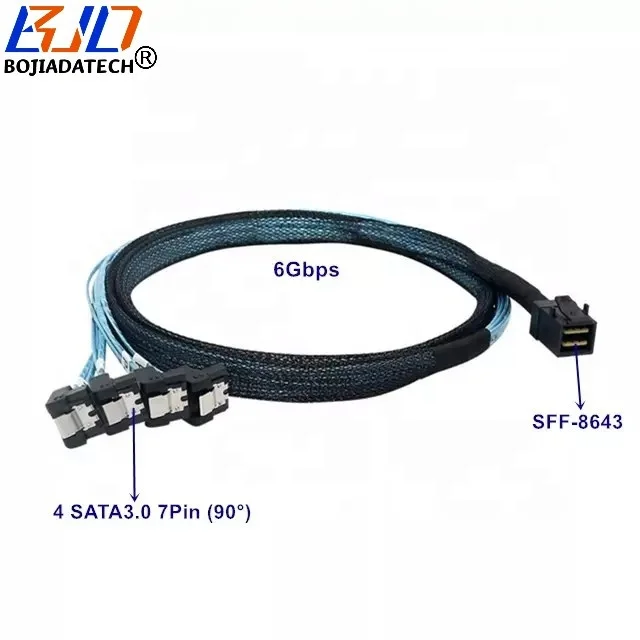 3x Internes HD Mini SAS SFF-8643 auf 4 x SATA 1m lang in Dresden