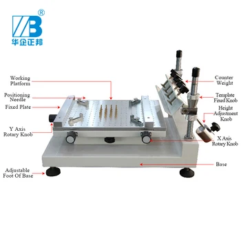 Factory Direct ZB3040 Manual SMT Stencil Solder Paste Printer Small Screen  Printing Machine| Alibaba.com