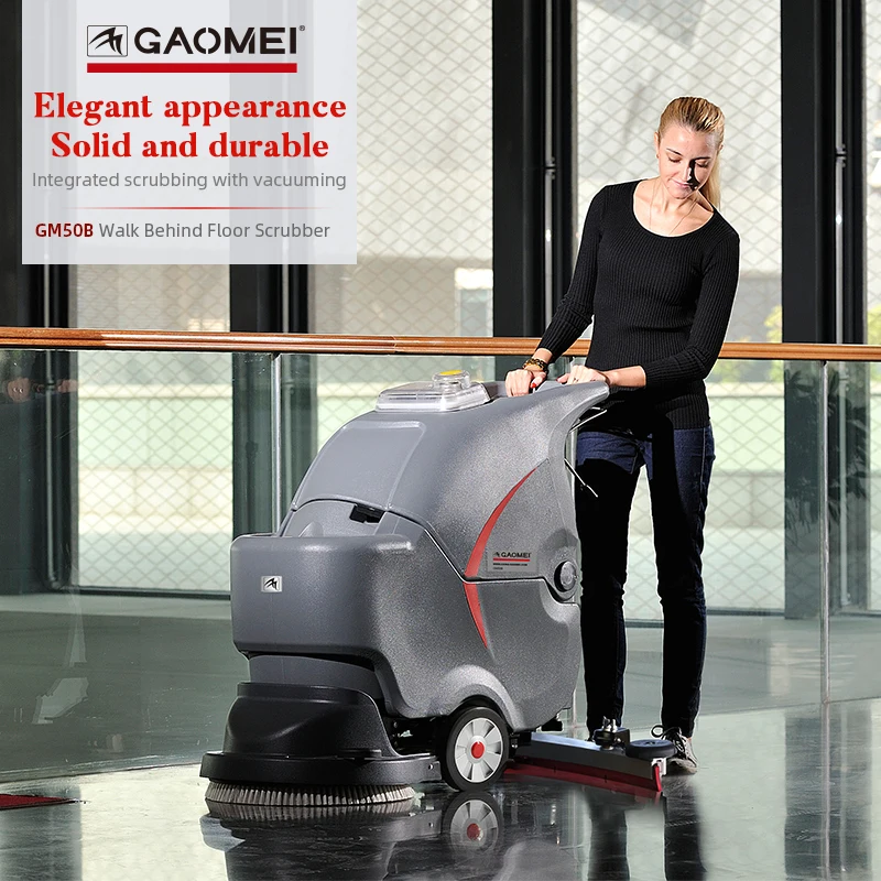 Gaomei Floor Sweeper Machine Wet Cleaning Equipment Electric Floor Scrubber  - China Electric Floor Scrubber, Wet Cleaning Equipment