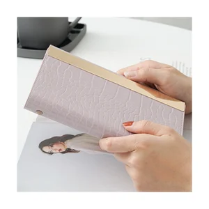 New Arrivals PU Leather Magnetic Budget Planner Wholesale Custom Fashion A6 Hardcover Loose-Leaf Binder Notebook Wallet Stickers