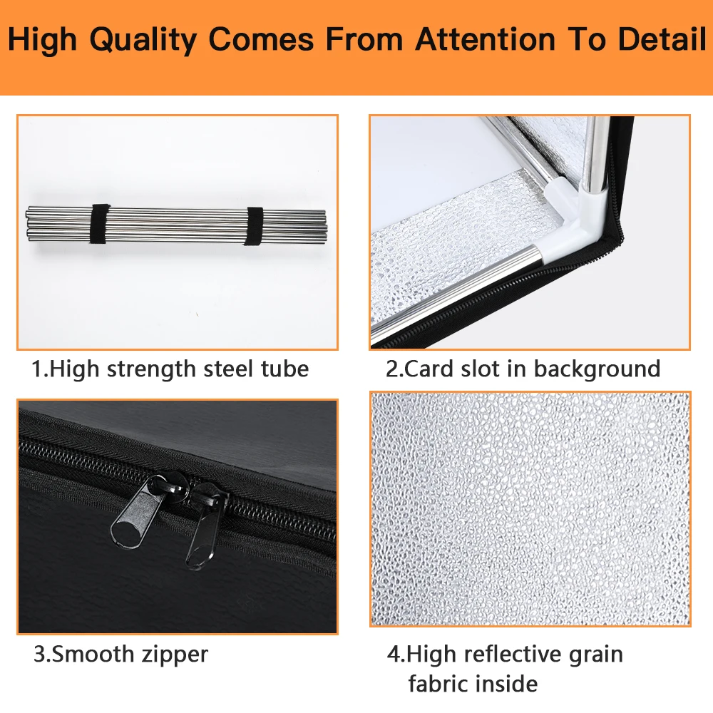 Travor M40 профессиональная мини-камера для студийной фотосъемки в комнате, светодиодный тент для фотосъемки, мягкая коробка