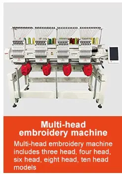 Commercial 2 Head Embodiery Embroidery Machine Computerized Two Head Pour De Broderie 3D with Bead and Sequences