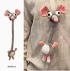 Long Neck Bag Charm - Tongue-sticking big-eared rat