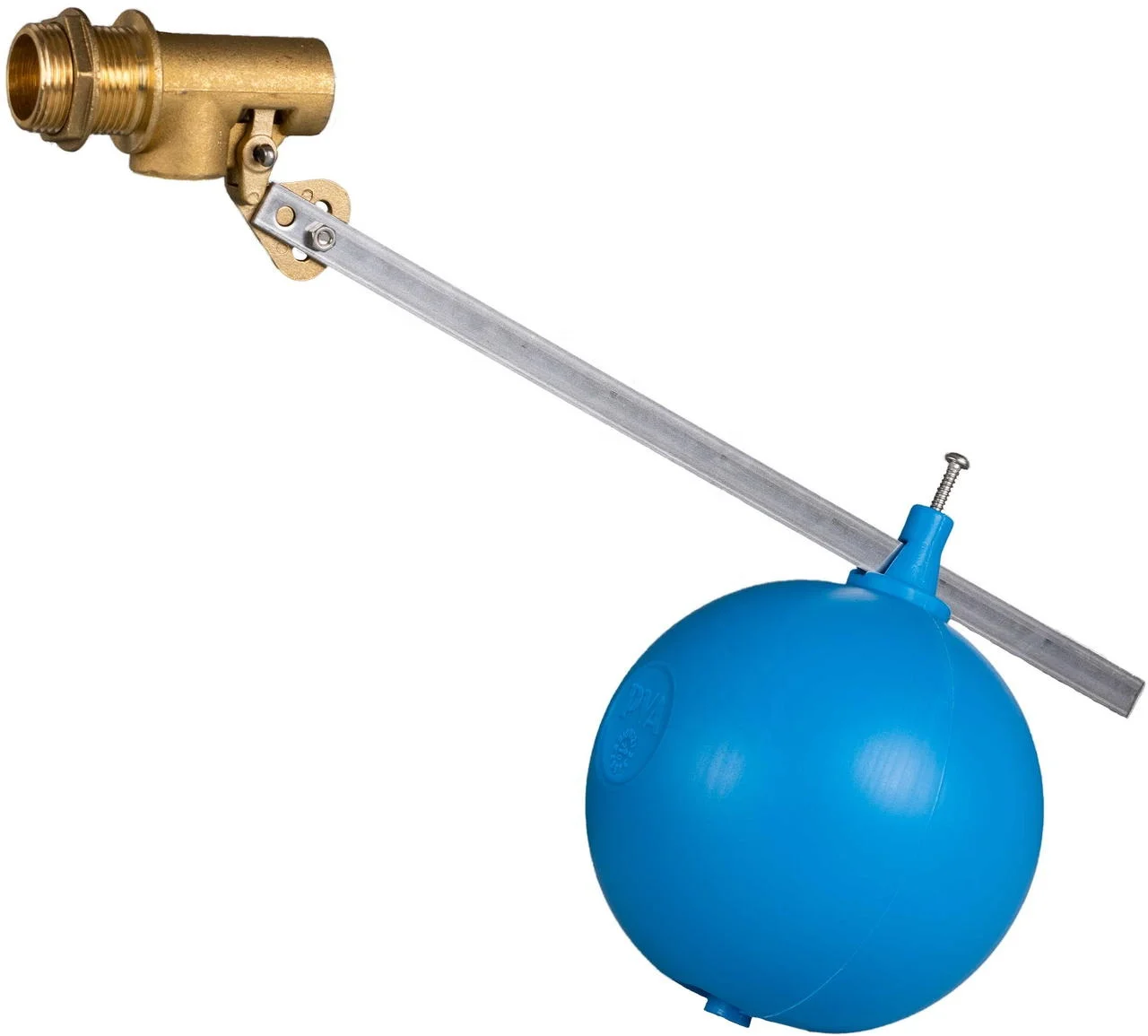 Adjustable Brass Float Valve Male  Thread with Level Regulation and PVC Ball