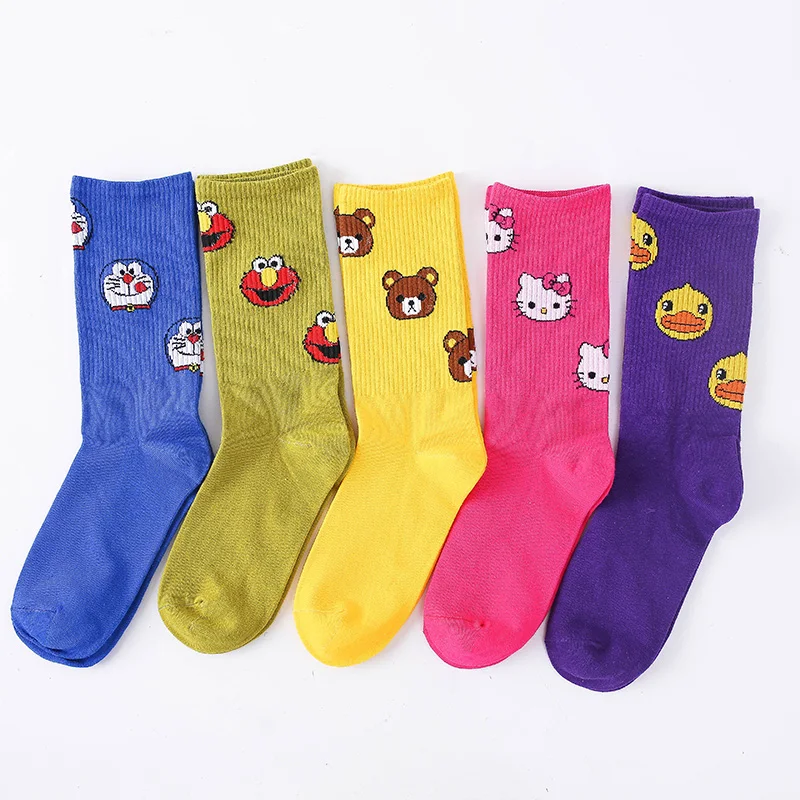 Factory directly wholesale funny custom design high socks