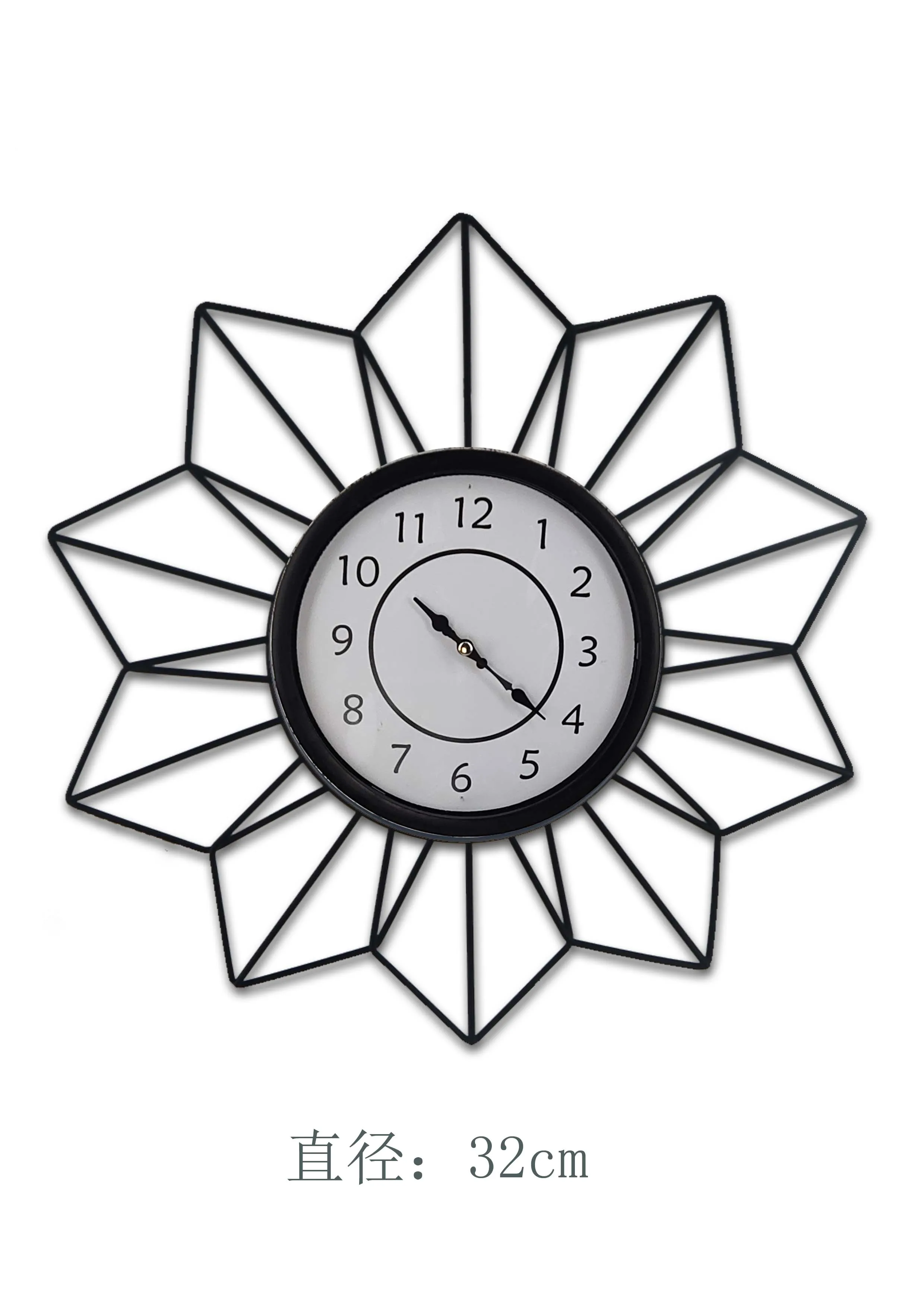 Flip Led Classical Hands Radium Nordic Wall Clock