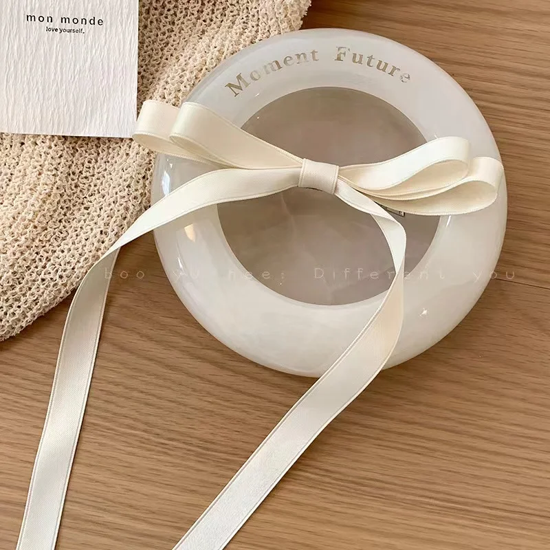 2023 Sweet Korean Style Temperament Double Layer Black White Pink