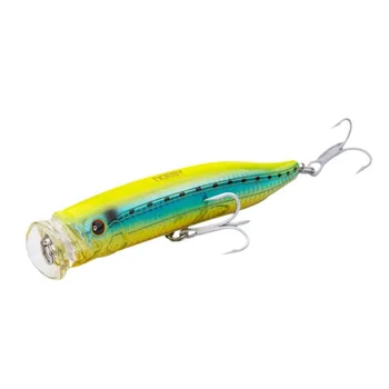 For Nobby Sea Fishing Surface System Wave Climbing Artificial Hard Bait 150mm54g Luya Popperlure Stainless Steel Golden Gun GT – Popper – view 2
