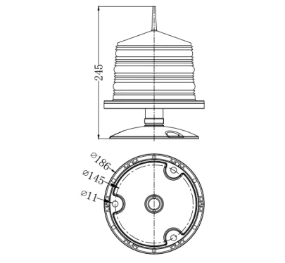 Модельный фонарь на солнечных батареях для аэропорта/аэродромный Солнечный фонарь для модельного подиума/аэродромный светодиодный фонарь для модельного подиума на солнечных батареях