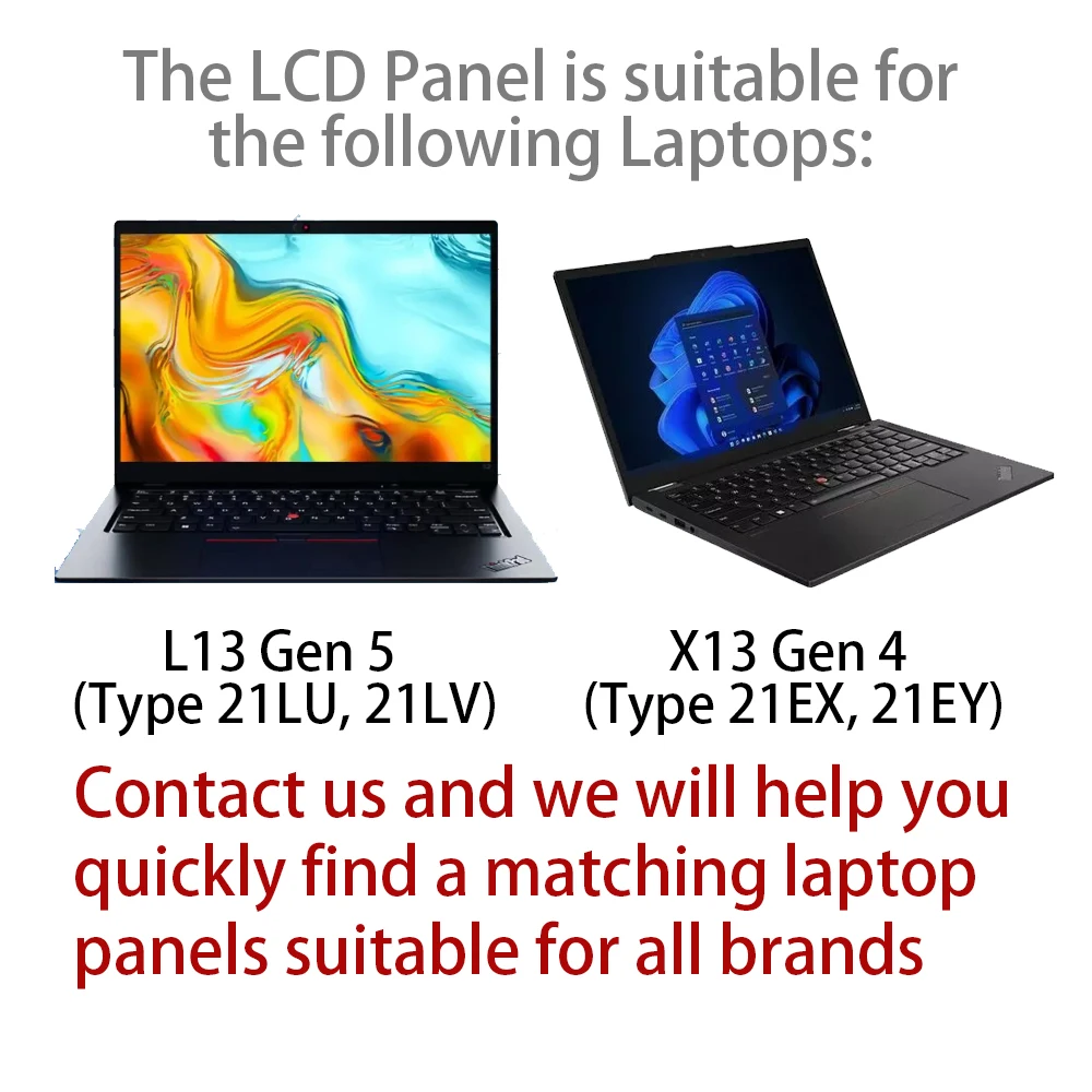 Schermo LED LCD 13.3 Pollici Opaco Per Lenovo ThinkPad – SD11A22490 Risoluzione WUXGA 1920x1200