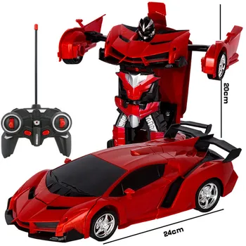 2022 NEW RC Transformation car Cool Deformation Car 2 in 1 Electric RC Robot Vehicle Model Robots Kids Children Toys Gifts Chris