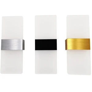 Minimalist Modern Wall Led Lamp Simple Personality Aisle Bedside Wall Light for Guestroom Bedroom Hotel Indoor Wall Lamp