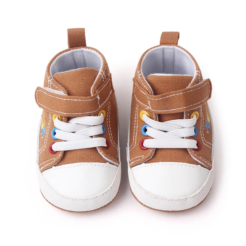 Directly Factory Wholesale Canvas Baby Toddler Infant Sneakers Shoes Newborn Baby Shoes for Boys details