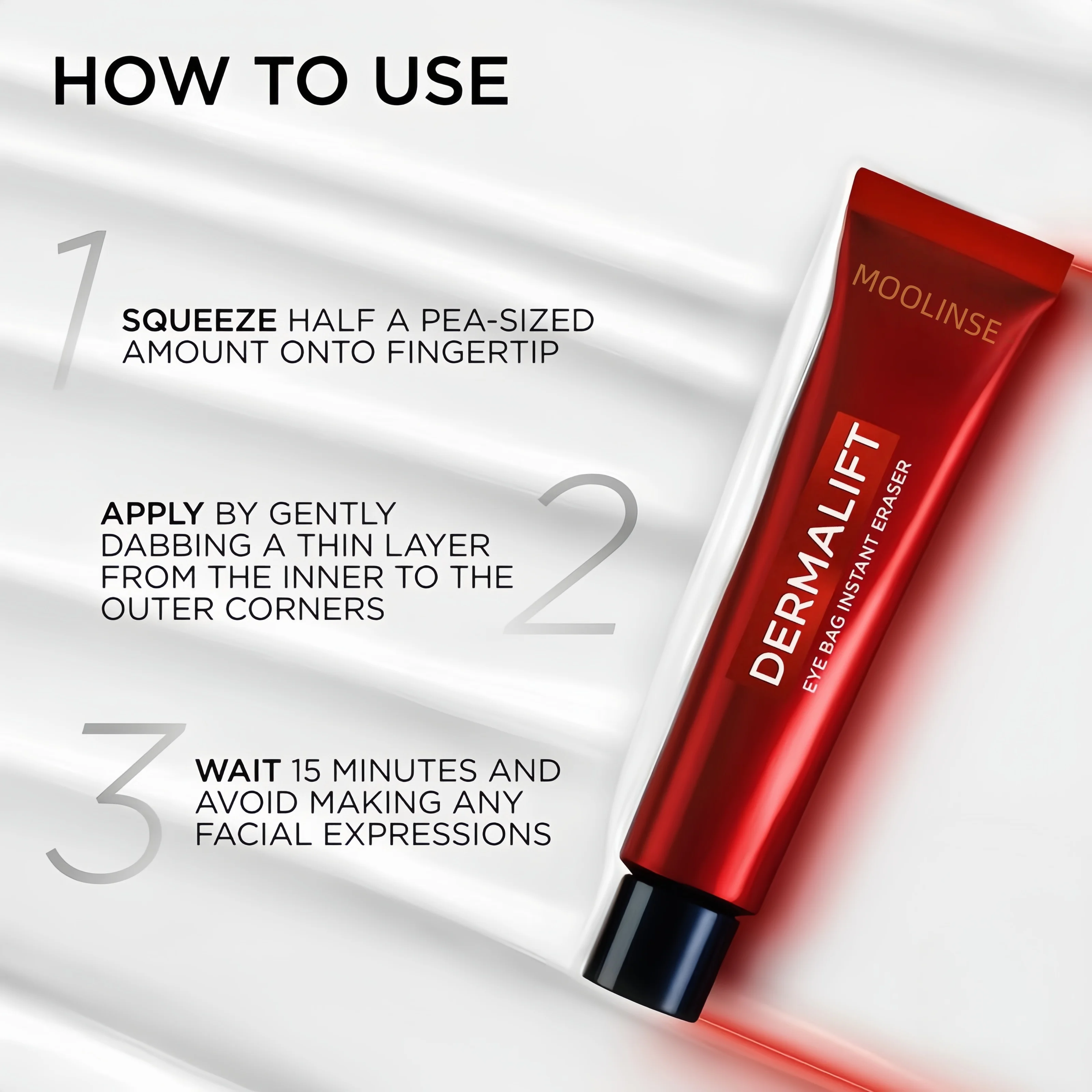 MOOLINSE Cross-Border TK Hot-Selling Anti-Wrinkle Mineral Moisturizing Nourishing Eye Cream & Eye Bag Eraser Cream