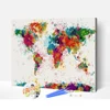 Carte du monde colorée