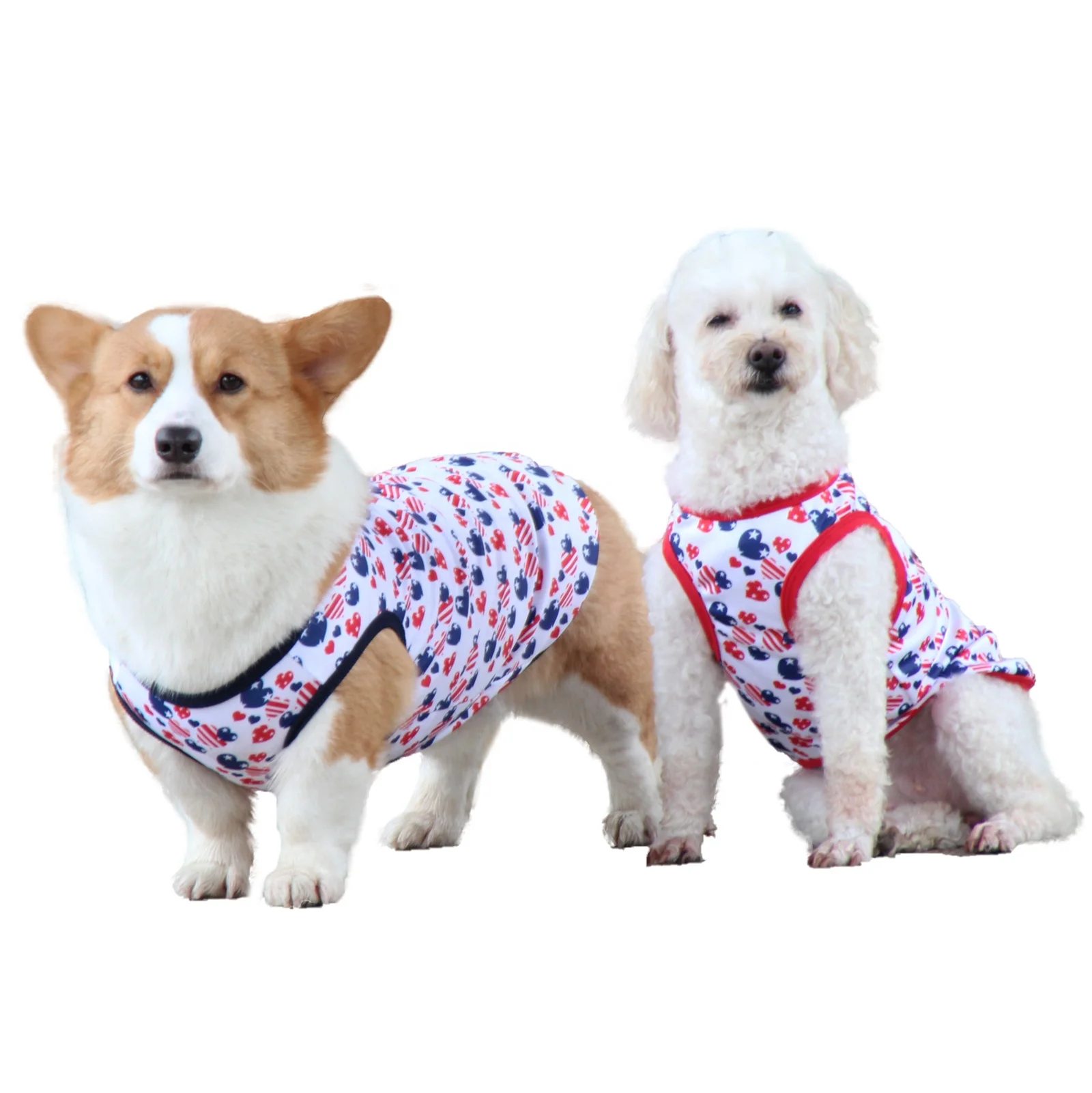 Camiseta sin mangas transpirable para perros y mascotas, ropa de