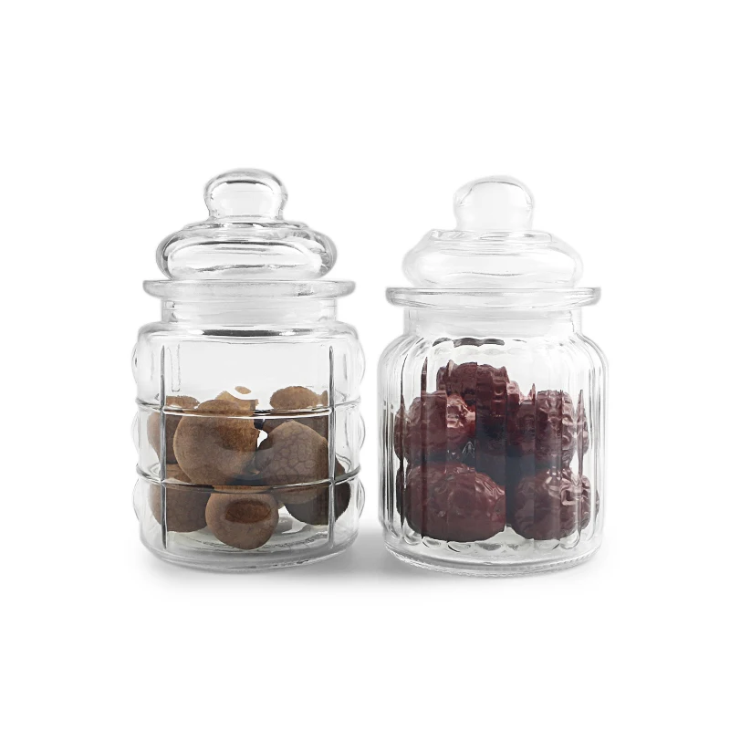 Food Storage Small Glass Jar With Airtight Glass Lid Airtight Glass Storage Container for Food