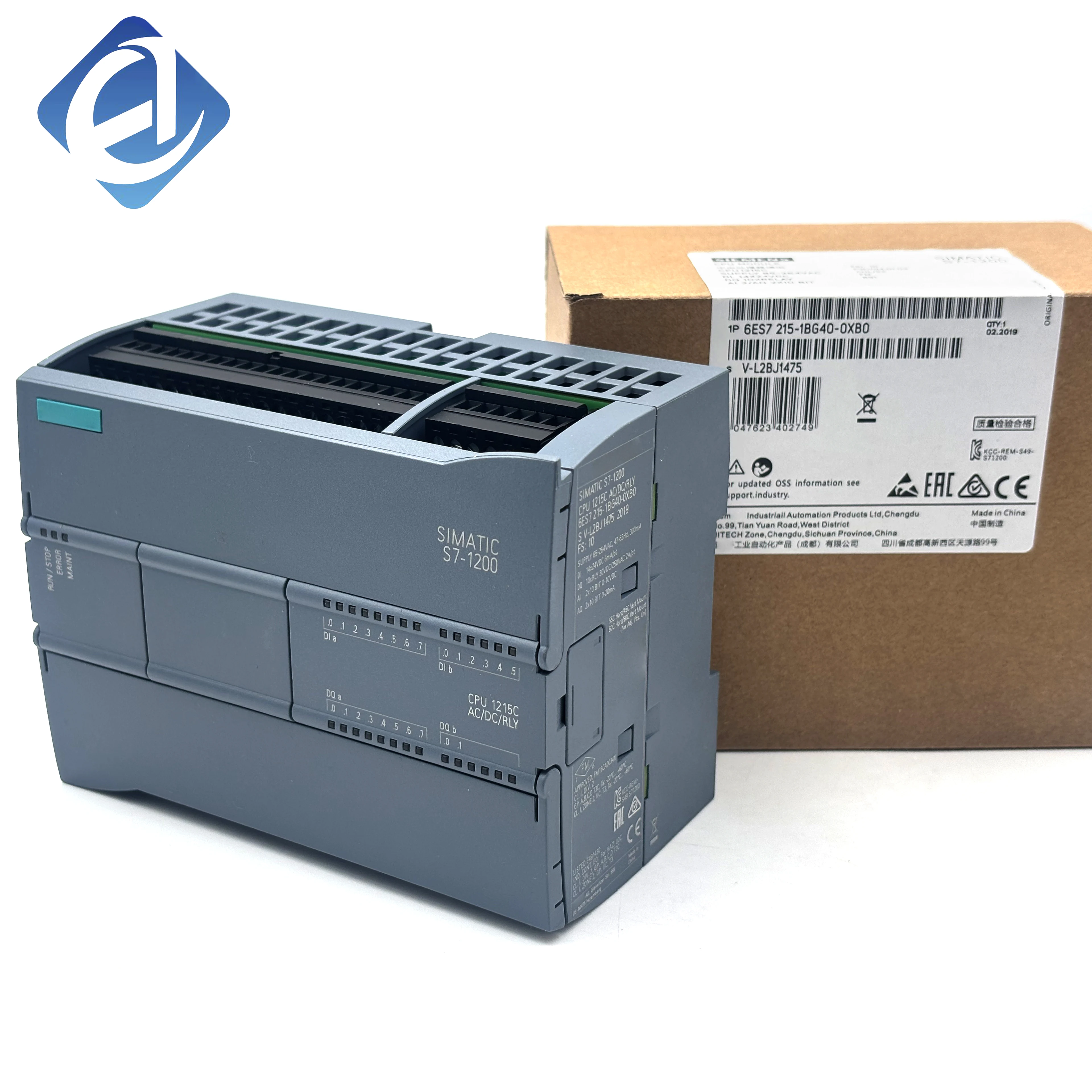 Brand New Authentic Unopened 6ES7 215-1BG40-0XB0 6ES7215-1BG40-0XB0 Compact CPU Relay 110V for Electronic Equipment Stock