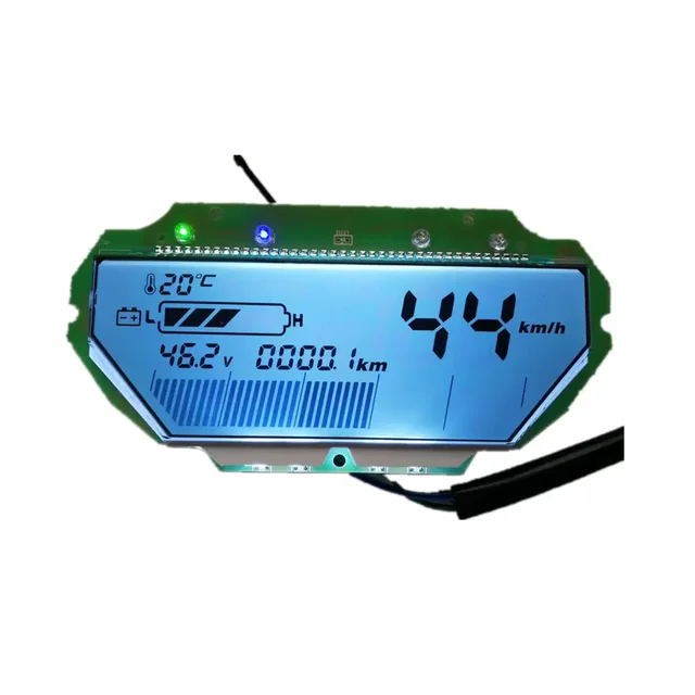 TFT Electric Scooter 7inch LCD Throttle Switch motorcycle digital speedometer