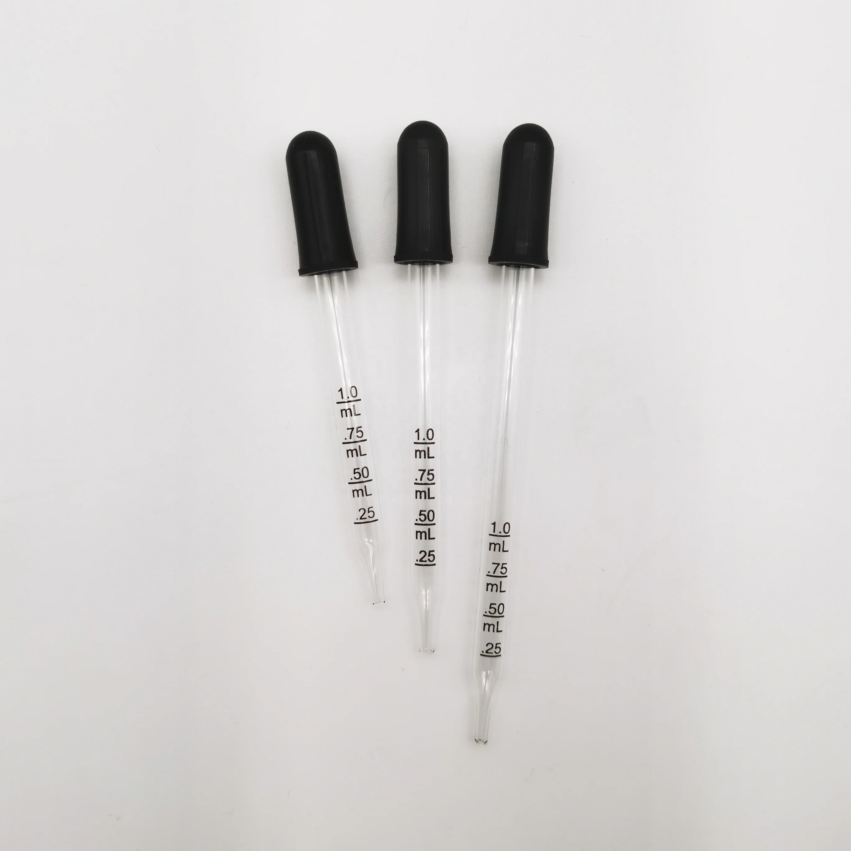 Pipette In Vetro Borosilicato 1 Ml - Con Scala, Spazzola Pulizia, Per Oli Essenziali E Laboratorio - Foto 4