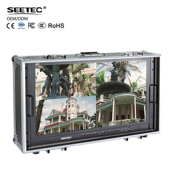 SEETEC 4K280-9HSD-CO OEM 27" 4K Ultra-HD Carry-on Broadcast Director Monitor for CCTV Monitoring & Movie Making Custom Logo