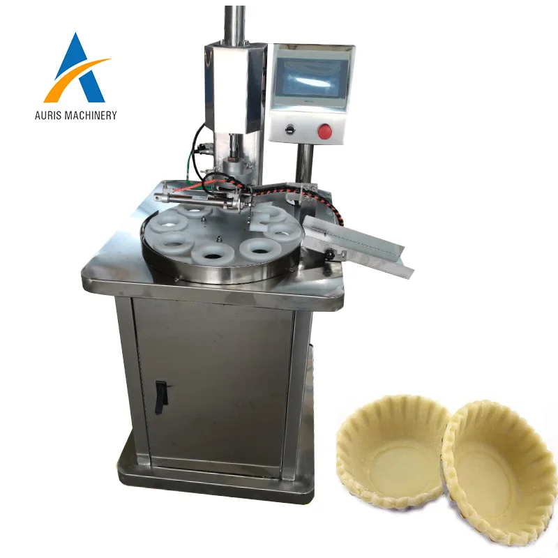 Automatic Rotation Egg Tart Cup Making Machine Cookie Cup Butter Tray Tower Press Egg Tart Shell Molding Machine