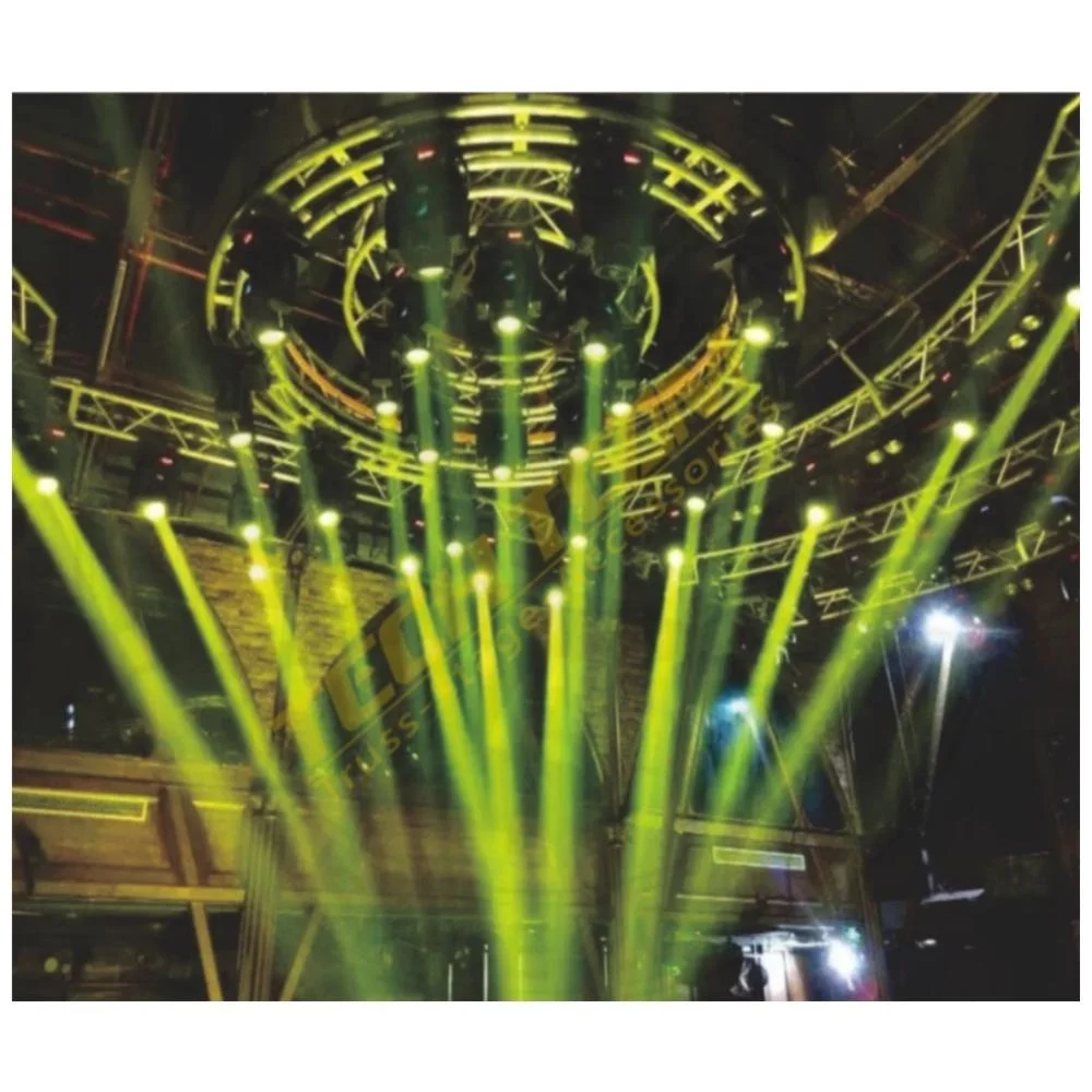 Smart DMX 512 Control Aluminum Rotary Circle Lighting Rotating Stage Truss for Sale