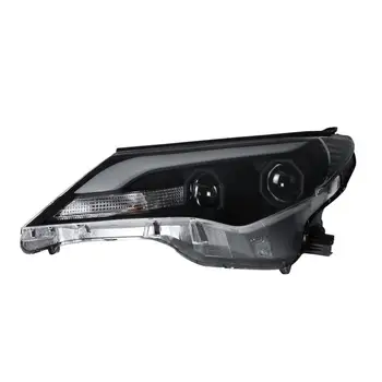 Suitable for Toyota RAV4 2013-2015 headlight assembly modified light guide LED daytime running light lens xenon headlight