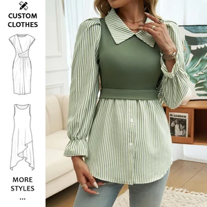 Women's Blouses and Shirts 2026 Blouses Elegant Women Short Puff Long Sleeve Woman Blouse
