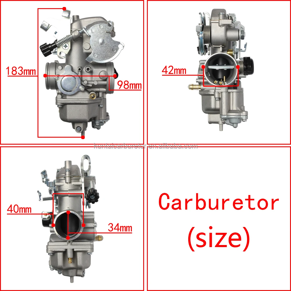 SherryBerg Carburetor CARBURETTOR Carb For Honda CBX 200 CBX200 200cc  250cc