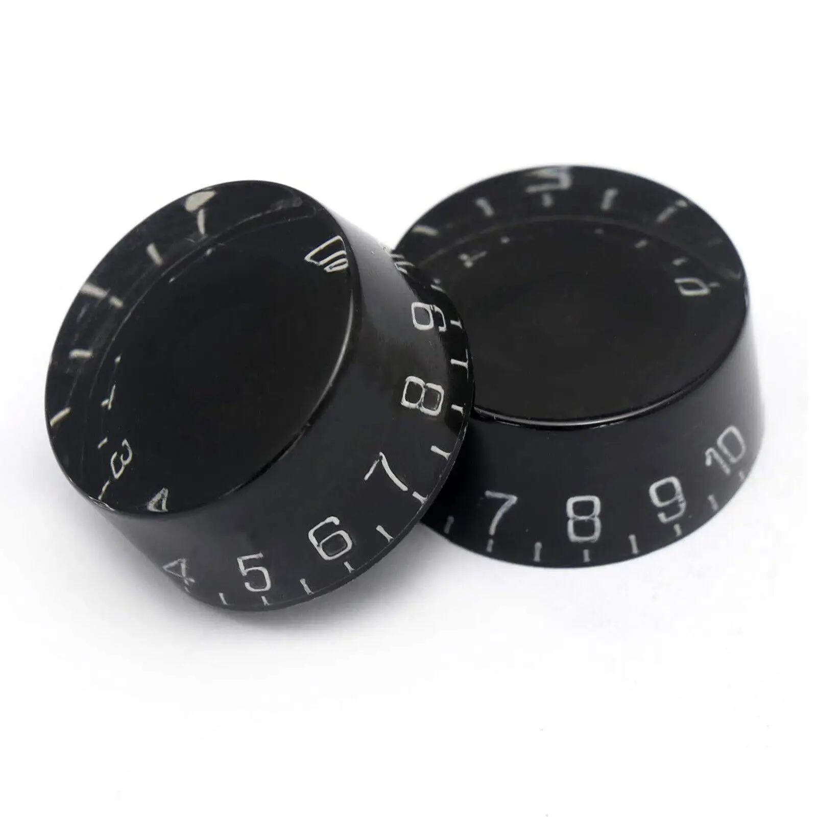 Black Electric Guitar Control Speed Tone Volume Knobs Replacement Parts