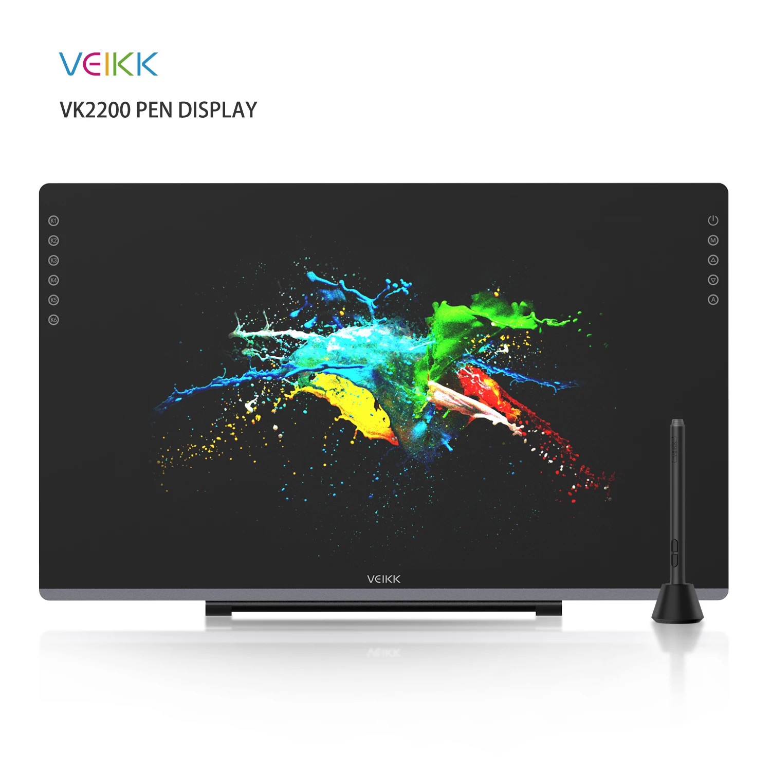 Цветные графические дисплеи. VEIKK a15 Pro. VEIKK vk2200. Vk2200 Pro графический планшет. Графический монитор VEIKK vk1560 Pro, 15,6 дюйма.