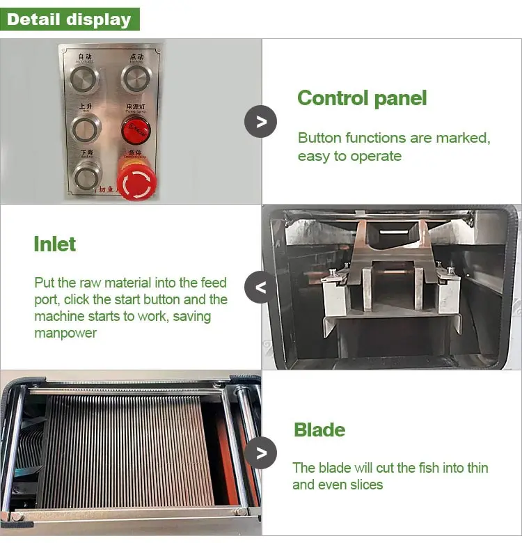 Automatic Cod Anchovy Trout Salmon Catfish Tilapia Fish Smoke Sashimi Slice Cut Slicer Fillet Machine Price