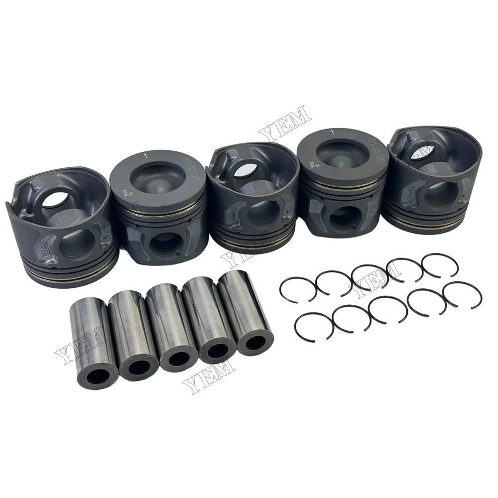 Piston With Pin Circlip AB39-75485-CA Fit for Ford 3.2L Engine Parts
