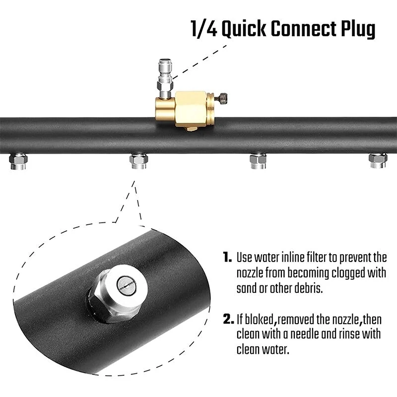 READY to SHIP!! Dual Function Undercarriage Pressure Washer Car Wash Water Broom Undercarriage Cleaner