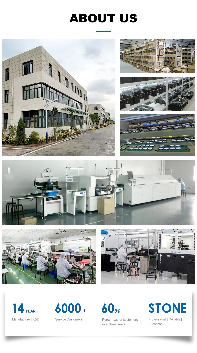 STONE 7 Inch Serial Port Instruction Command Screen LCD Modules TFT Display HMI screen Touch Screen Smart Intelligent