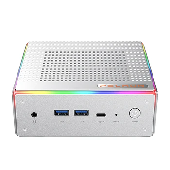 PELADN HA-4 RGB Mini PC, AMD 7 7735HS, 16G/32G/64G RAM ile Oyun için