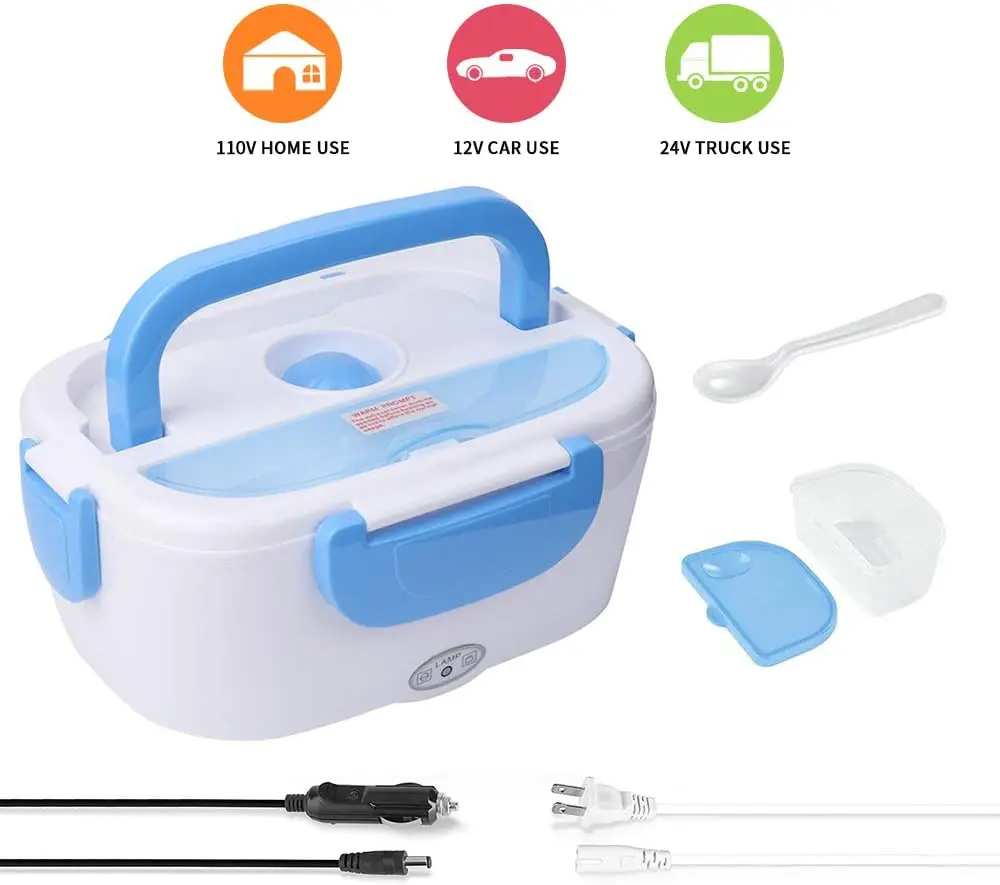 USA EU Hot Sale CE RoHS Food Grade Plastic and Stainless Steel Container  Electric Lunch Box Warmer - China Electric Lunch Box and Lunch Box price