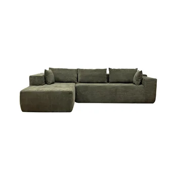 Foreign trade popular style compression sofa Corus same corduroy upholstered sofa shrunk packaging fabric sofa