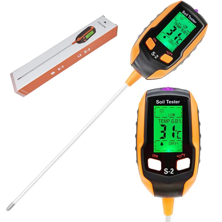 5 in 1 Industrial Soil PH Meter and Moisture Tester for Potted Plants and Gardens OEM & ODM Supported