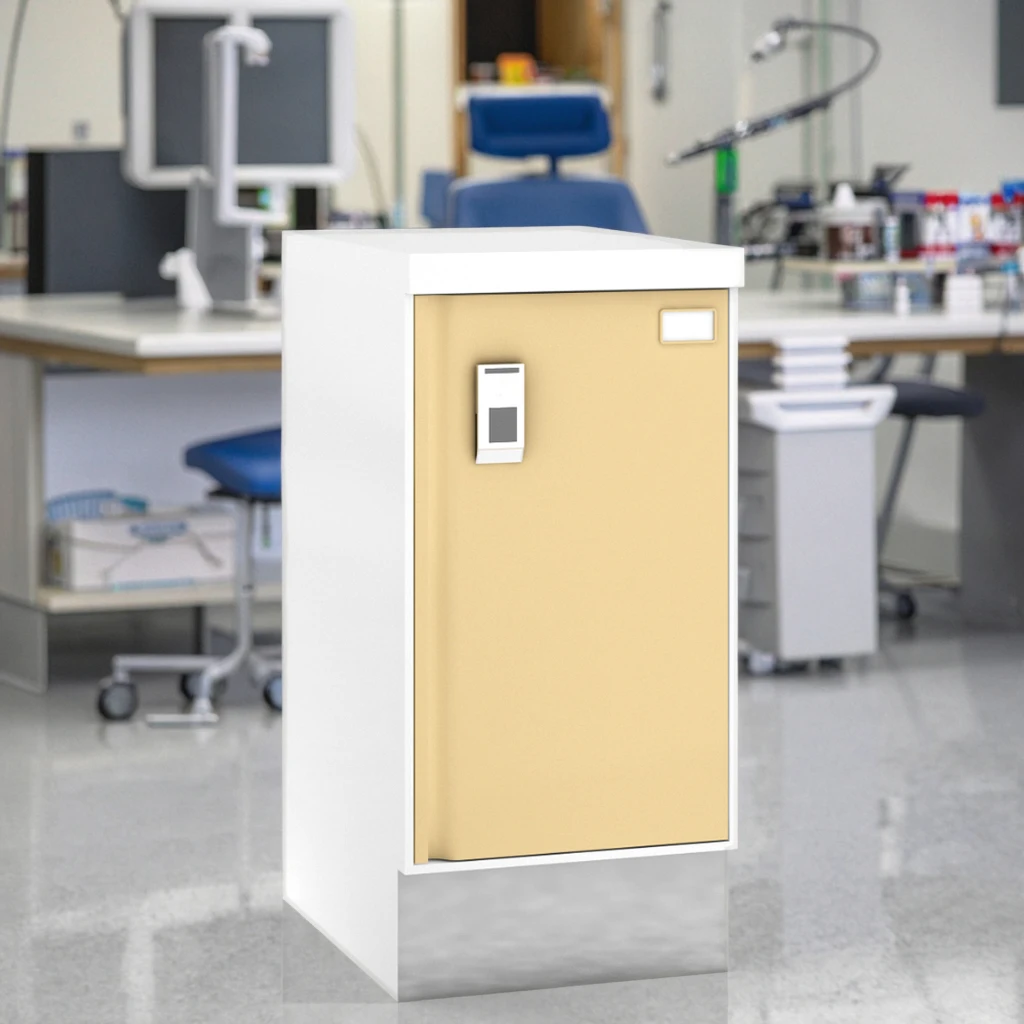 High-Security Stainless Steel Medication Locker System 490mm for Hospitals Tamper-Proof Design Temperature Monitoring Pharmacy 4