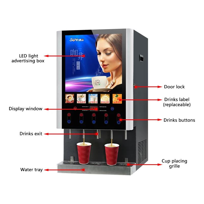 China Instant Coffee Machine For Office Suppliers, Manufacturers Factory -  Low Price - SUPIN