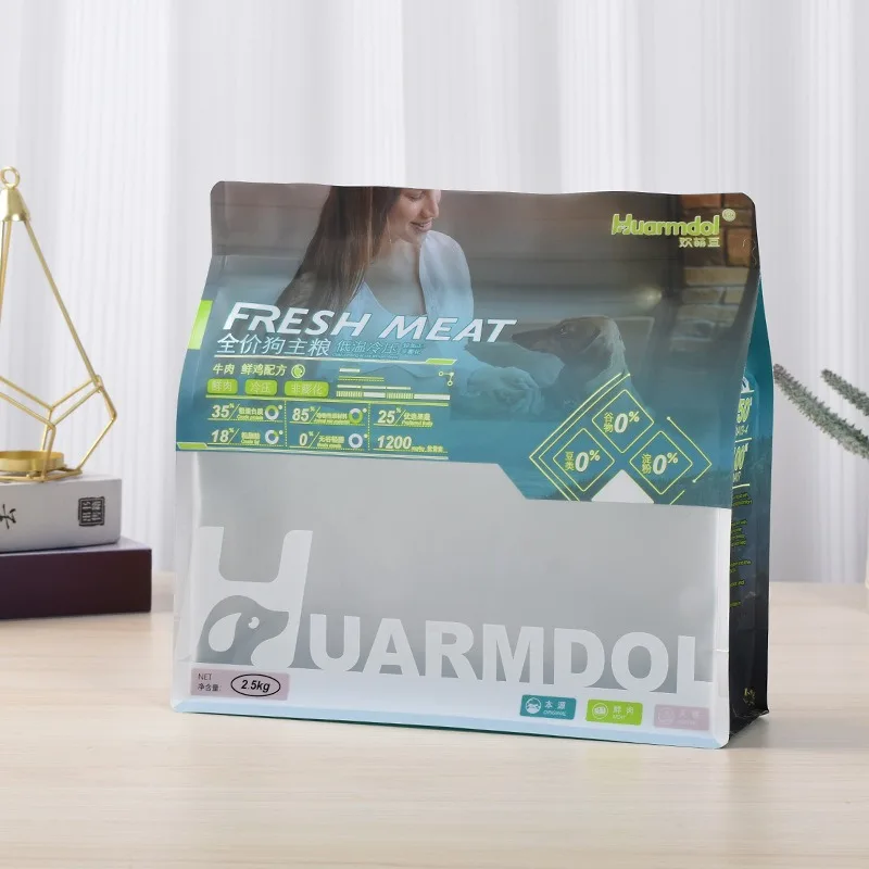 Stand-Up Zipper Pet Food Bag Recycled Printing Packaging bag