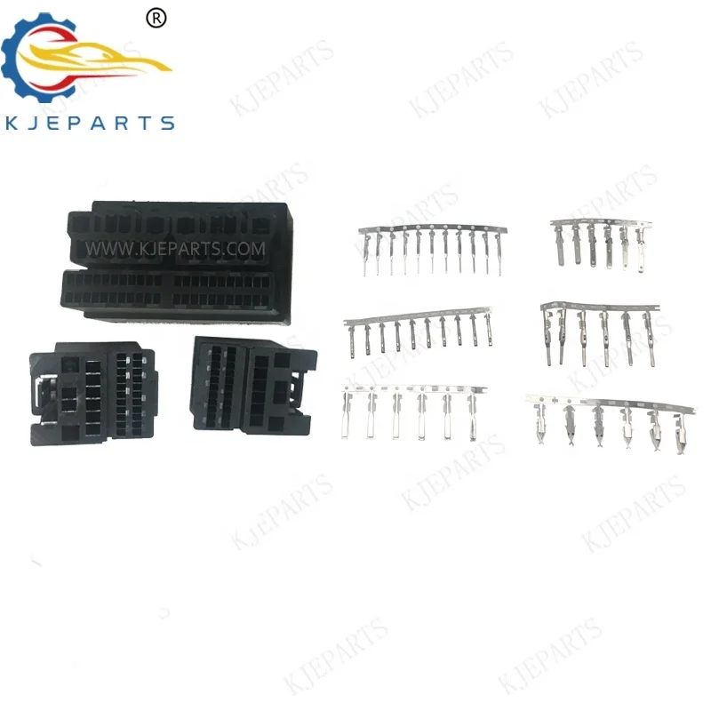 32-Pin Male to 64-Pin Female Adapter with Terminals Automotive Wire Harness Plastic Material