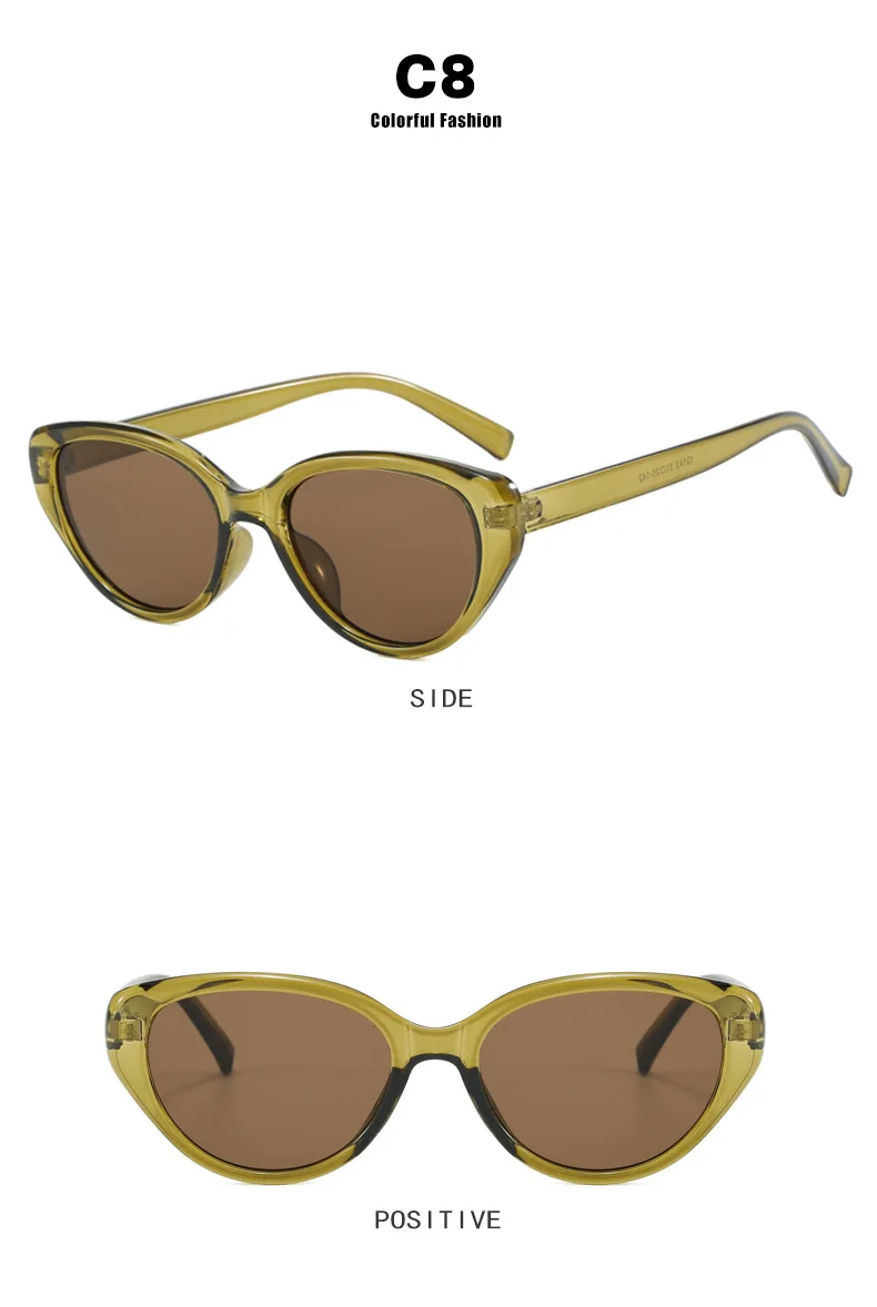 2024 Nuevas gafas de sol ojo de gato Gafas de sol retro de alta calidad Fábrica al por mayor Sombra Mujeres Logotipo personalizado