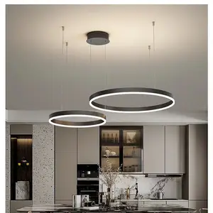 JACKSUN Luxury-inspired Living Room Circle Pendant Lamp Creative Round Bedroom Dining Nordic Pendant Lighting