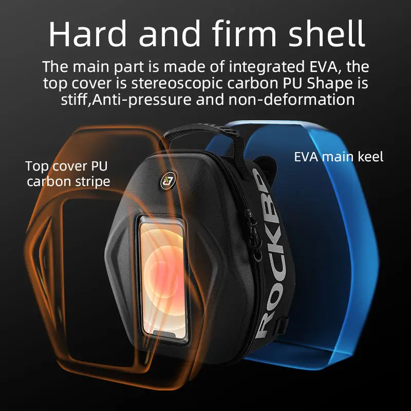 Водонепроницаемая мотоциклетная сумка ROCKBROS вместительный рюкзак для телефона с седлом