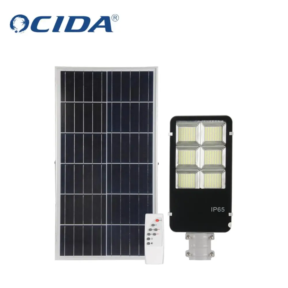 OCIDA High Power 250w Outdoor Lighting Solar Panel Road Lamp Led Street Lights